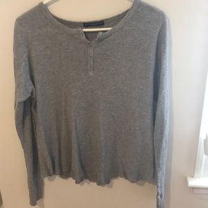 Gray brandy melville top